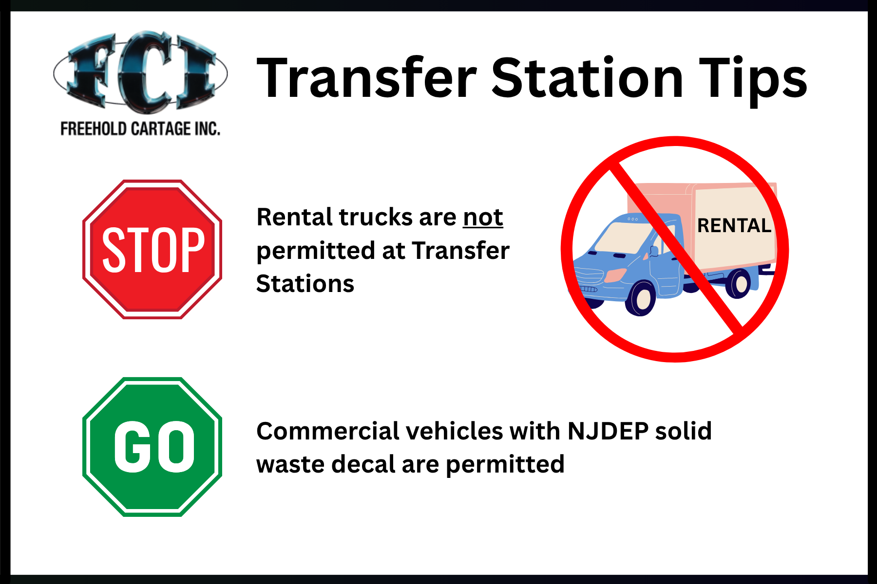 FCI Transfer Station Tips
